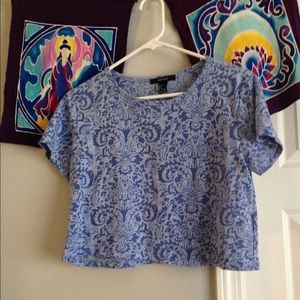 S Forever 21 Crop Top Tee